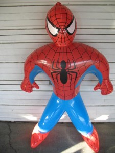 inflatable spiderman toy