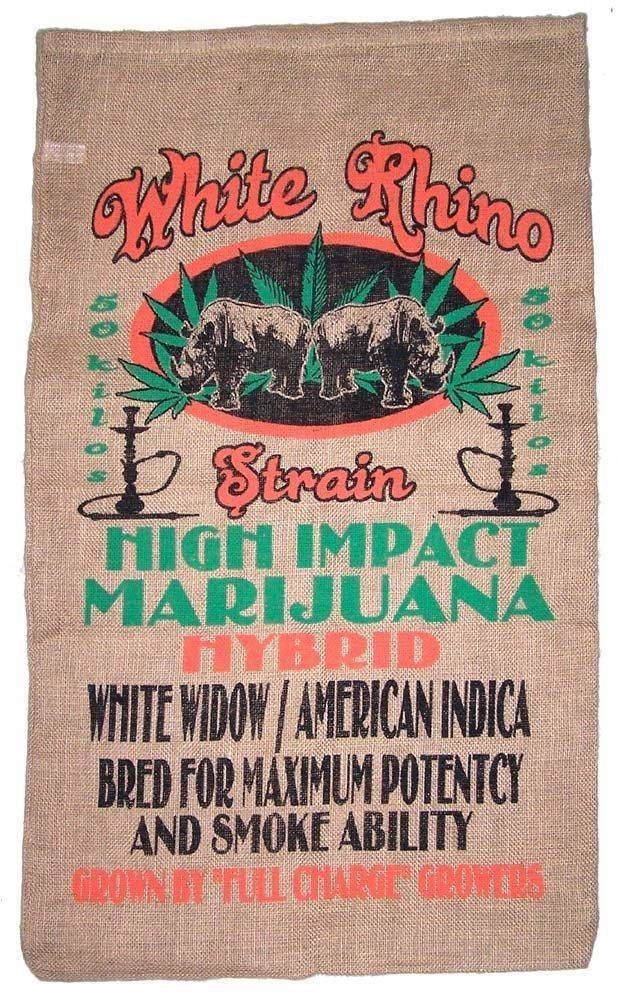 PICK YOUR STYLE'S 26 TO PICK FROM BURLAP BAG POT LEAF MARIJUANA BURLAP