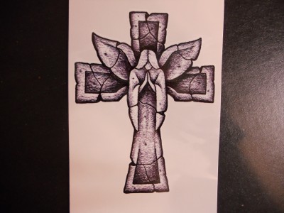 Temporary Tattoo. Large Size Temporary Tattoo. Large Size