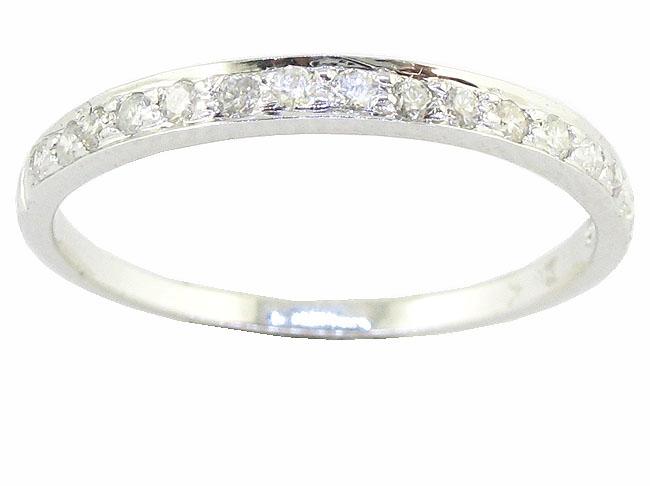 New-14Kt-White-Gold-0-25Ct-Natural-Diamond-Prong-Set-Engagement-Anniversary-Ring