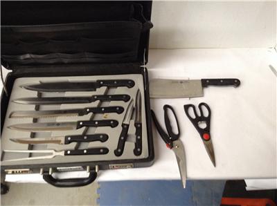 SOLINGEN ROSTFREI SPECIAL HOHISCHLIFF KITCHEN KNIVES (11 ...