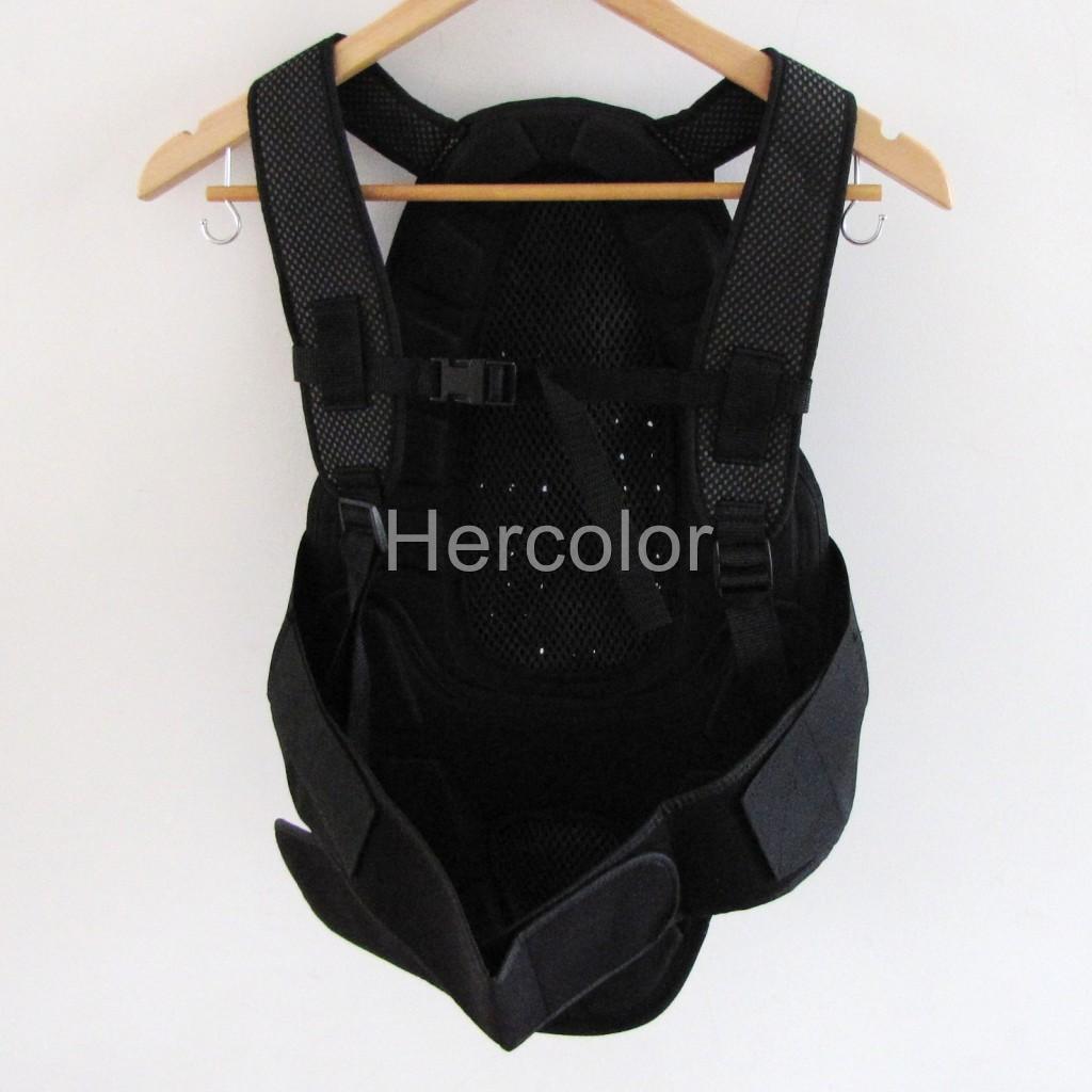 Black Motorcycle Bike Riding Back Armor Ski Back Support Protector eBay