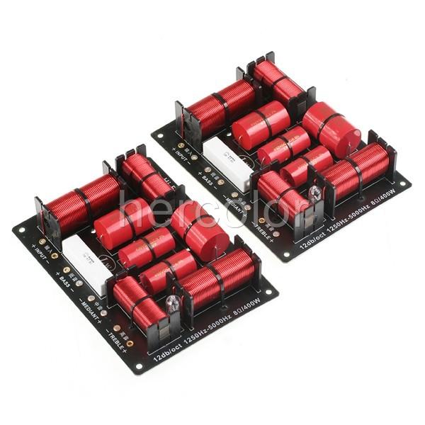 2 x Quality 3 Way Crossover Filters for Speakers 400W eBay