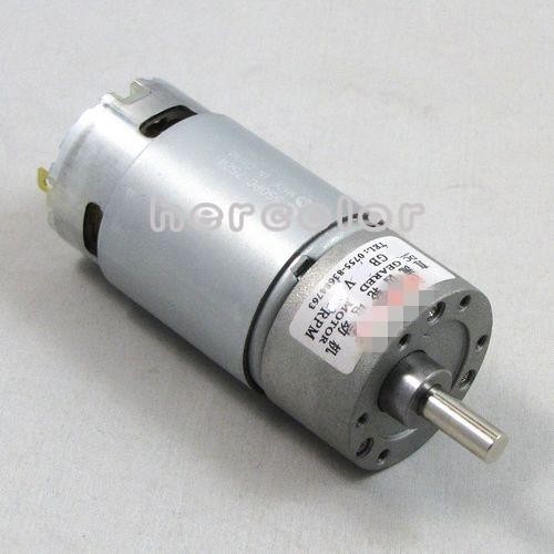 37mm 12V DC 1000RPM Replacement Torque Gear Box Motor