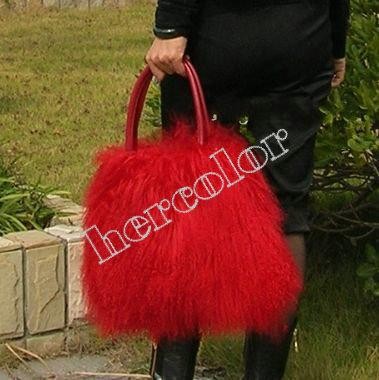 fluffy lamb bag