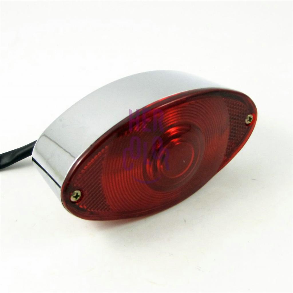 Sliver Motorcycle Bike ATV Quads LED Brake Running Tail Light Taillight