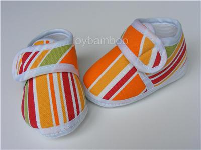 Orange Baby Shoes on New 78 Pairs Of Soft Baby Shoes Assorted Colors Velcro Straps