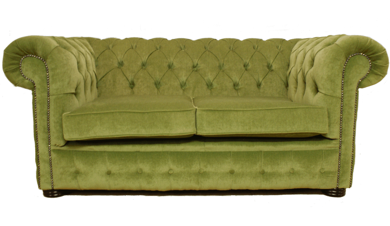 Sage Green Leather Sofa 36