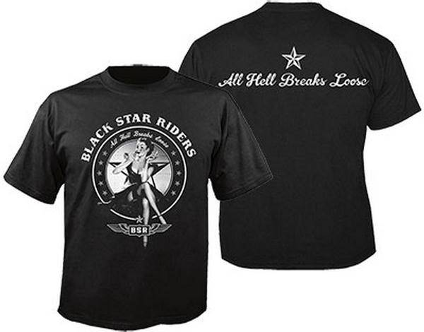 Black Star Riders All Hell Breaks Loose T Shirt Official Licensed Merchandise | eBay