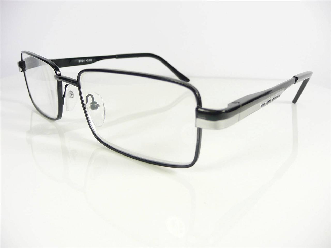 New Mens Designer Metal Reading Glasses +1.5 +1.75 +3 S132 eBay