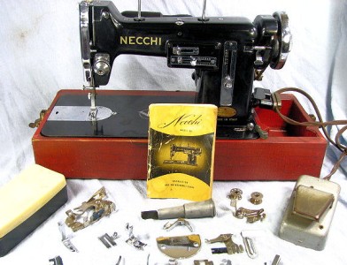 VINTAGE 1951 NECCHI BU INDUSTRIAL SEWING MACHINE | eBay