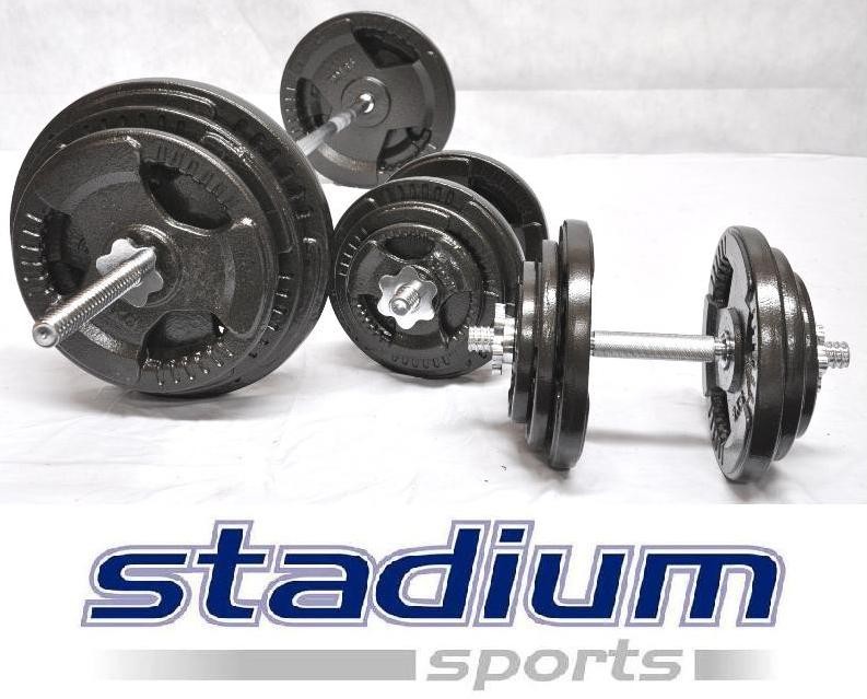 109kg Barbell Dumbbell Weight SET 150cm Long BAR 2 X 36cm Dumbbell BAR