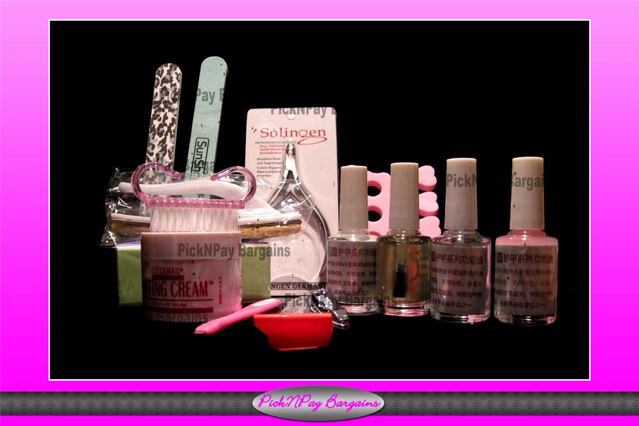 STUDENT HAND NAIL CARE KIT BEAUTY TOOL MANICURE FINGERNAIL ACRYLIC ART