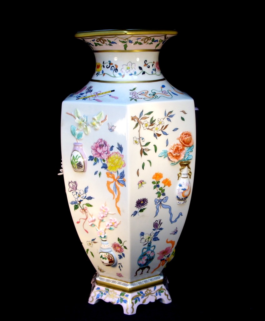 FRANKLIN MINT FAMILE ROSE VASE "VASE OF 100 FLOWERS" eBay