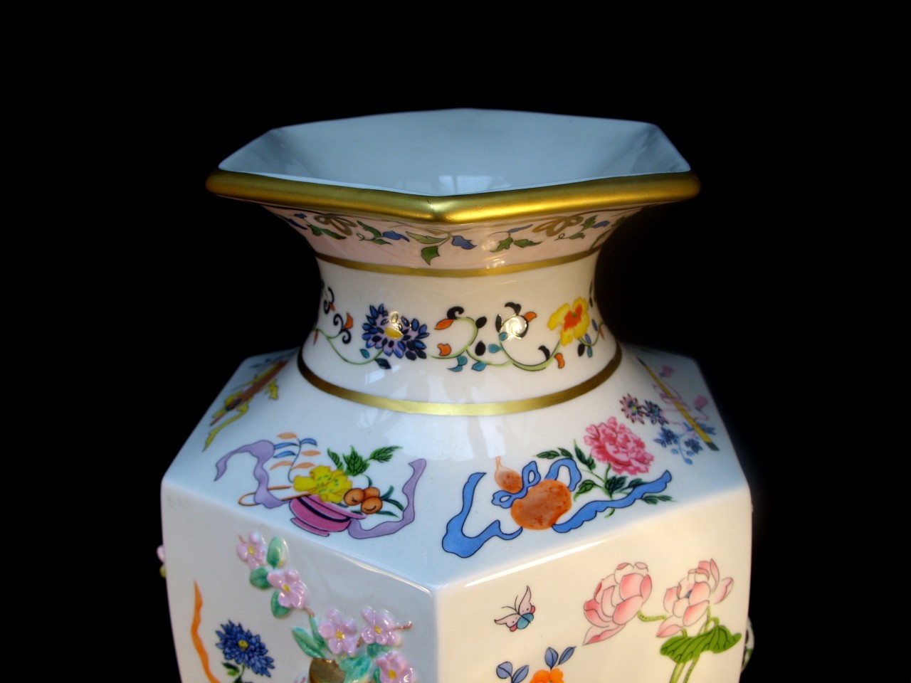 FRANKLIN MINT FAMILE ROSE VASE "VASE OF 100 FLOWERS" eBay