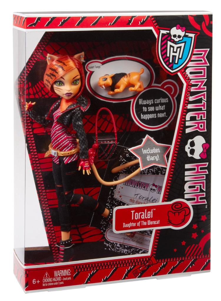 New Monster High Toralei Stripe Sweet Fangs Pet Doll Wave 1 Original