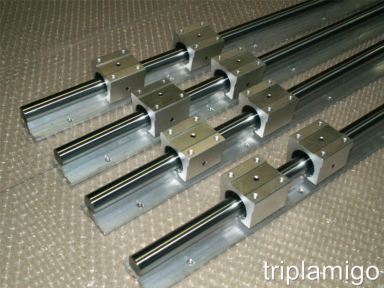 20mm linear slide guide rod SBR20600/900mm 4rail+8SBR20UU bearing