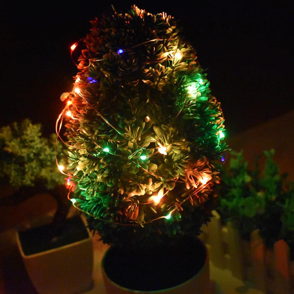 2M/3M Copper Wire Fairy Starry LED Silver/Gold String Light AA Battery Operated eBay