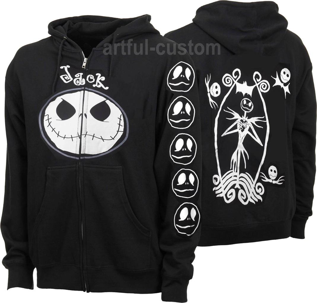 Details about The Nightmare Before Christmas Jack NBC Hoodie S, M, L