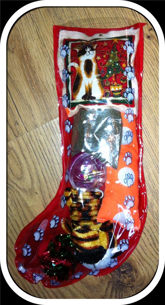 G Christmas Stocking Silvervine Catnip Mice T