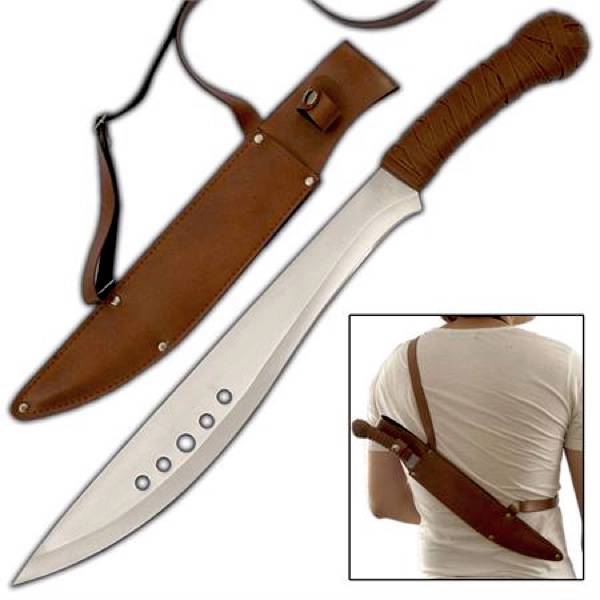 Book of Eli 26" Machete Sword with Faux Leather Sheath Collectible eBay