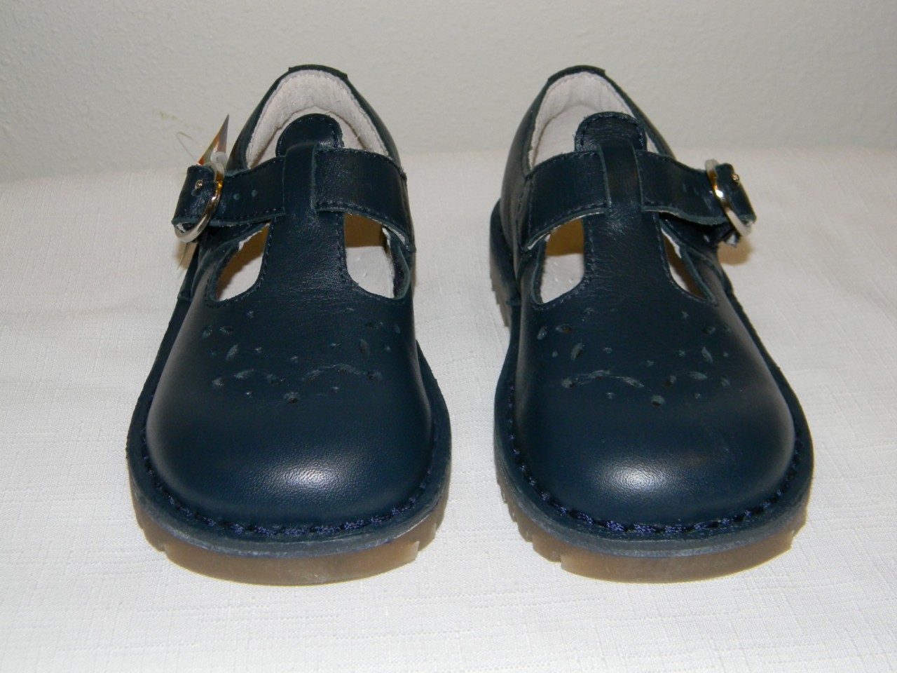 New sweet Stride Rite "Beatrix" Navy Blue Leather Toddler Girls Mary