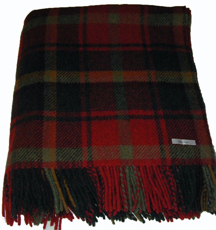 Moon Wool Throw Blanket Tartan Plaid NWT Limited Edition eBay