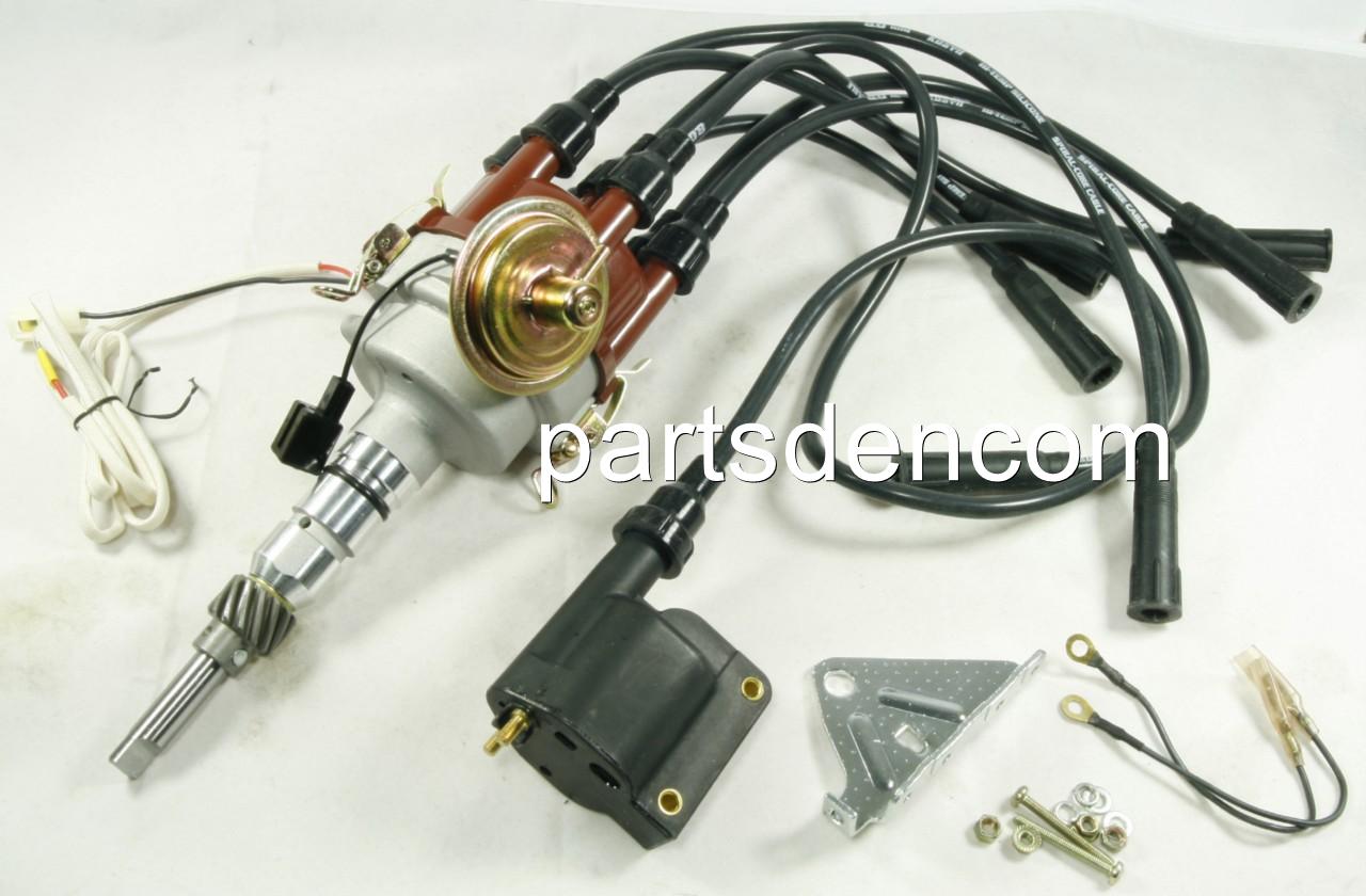 ELECTRONIC DISTRIBUTOR COIL LEADS TOYOTA LANDCRUISER 2F 3F FJ40 FJ80 CARBY ENG