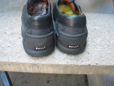 Bally Tennis Shoes on Bally Black Casual Athletic Inspired Shoes 7 5   Ebay