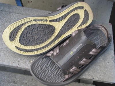 Columbia Boat Shoes on Columbia Used Mens Brown Gray Strappy Sandals 13 Ebay