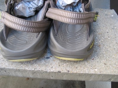 Columbia Boat Shoes on Columbia Used Mens Brown Gray Strappy Sandals 13 Ebay