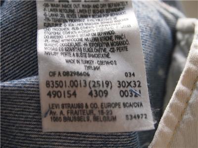 levis 501 30x32
