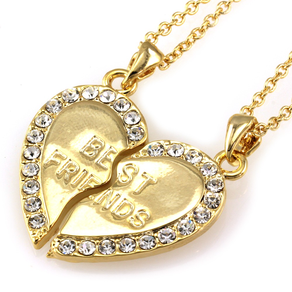 Best friend pendant gold clearance
