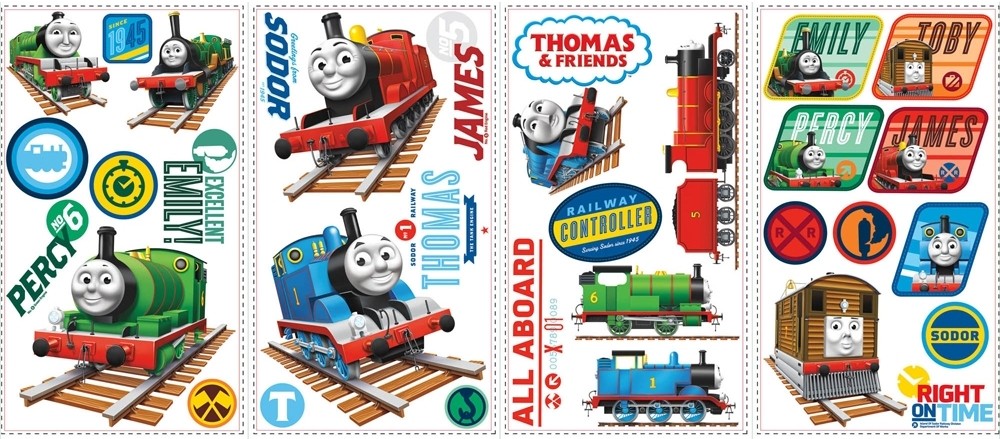 Thomas and Friends Peel & Stick Wall Stickers