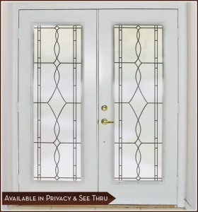 film window glass privacy door leaded allure cling frosted doors storm french shower