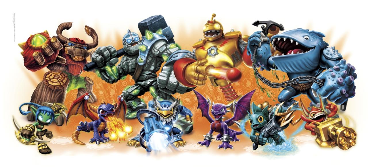 New SKYLANDERS GIANTS BURST WALL DECALS Boys Bedroom Stickers Kids Decorations | eBay