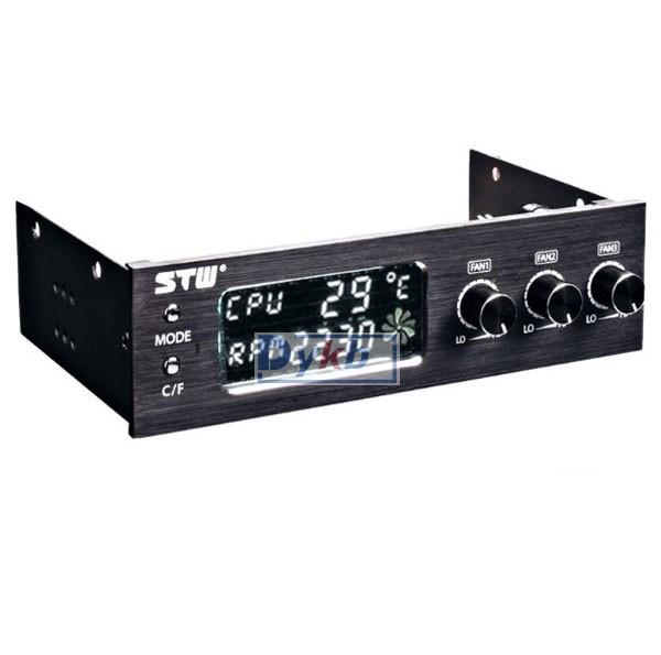 5.25" Digital CPU Fan Speed cooling Control Panel Temp temperature PC