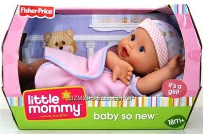 Fisher Price Baby Doll on Wow  Fisher Price Little Mommy Newborn Baby So New Doll   Ebay