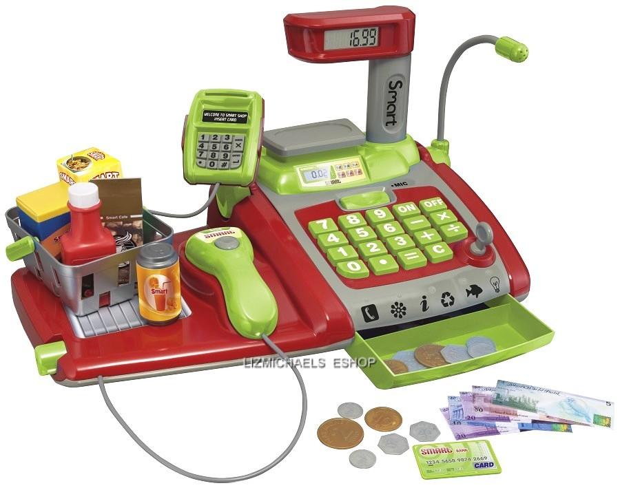 WOW! Kids SMART LARGE ELECTRONIC CASH REGISTER Working Children Pretend
