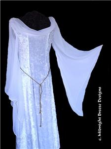 MADE TO ORDER Renaissance Fantasy Bridal Wedding Gown Dress, White