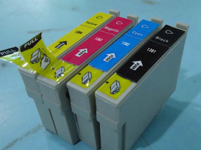 10-x-INK-T138-T1381-4-for-EPSON-WorkForce-60-435-445-545-845-633-NX230-Printer