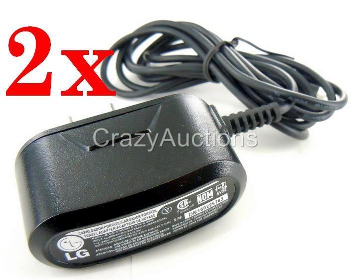 lot2 new original oem premium lg home wall charger w 5 feet 10 inches long cord