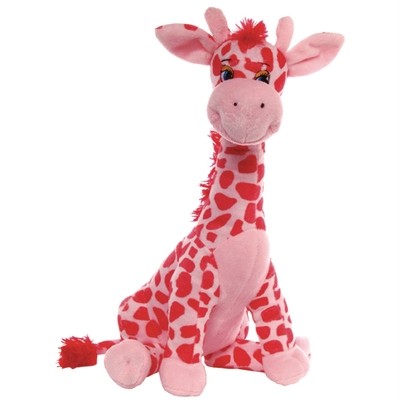 pink giraffe stuffed animal