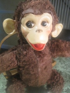 vintage stuffed monkey