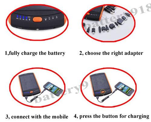 steps of using the battery for charging steps of using the battery for charging