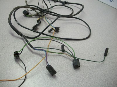 HEADLIGHT WIRING HARNESS -GOOD ORIGINAL-1967 BUICK SKYLARK ... 1966 buick skylark wiring harness 