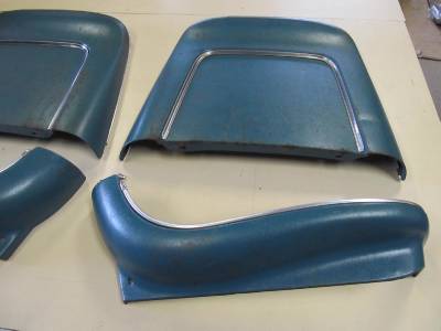 Bucket Seat Backs And Sides Metal 1967 67 Chevelle Gs Gto