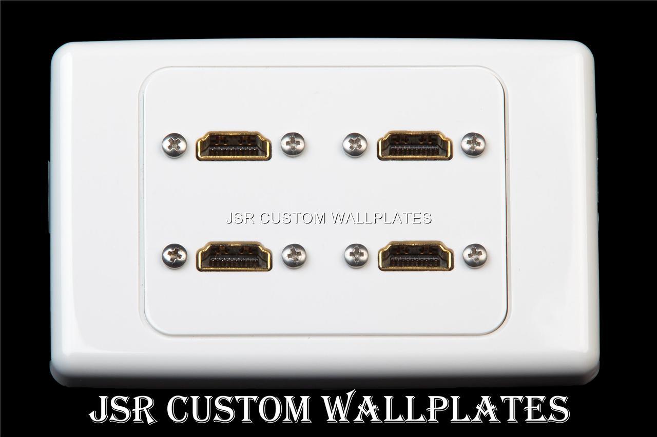CLIPSAL QUALITY QUAD HDMI PLASMA or TV HIFI WALL PLATE eBay