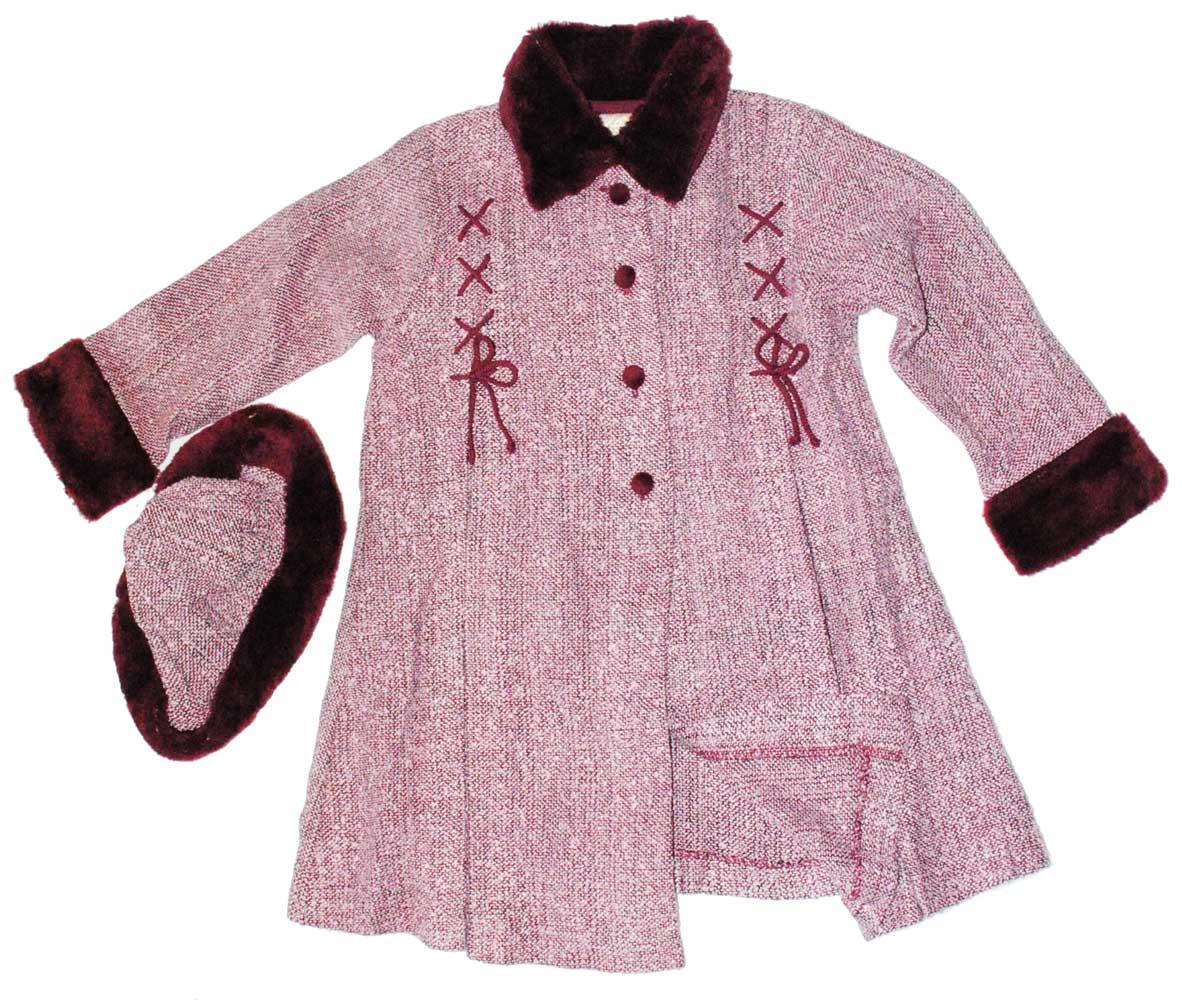 NEW Little Bitty Girl Toddler Coat Dress Hat 3piece set, size 3, 5 eBay