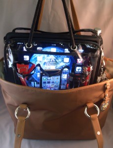 2-6 Day Delivery Purse Bag Handbag Organizer Insert Charlie Clear Large w Handle | eBay